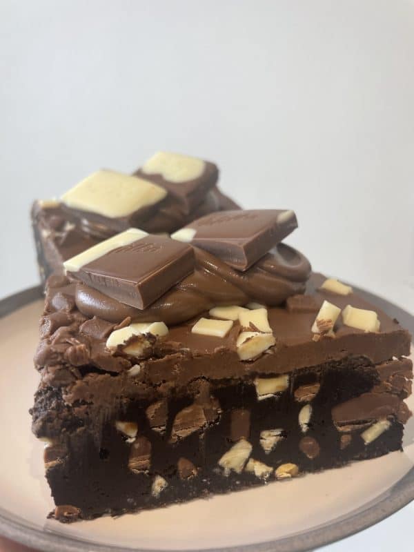 GF Milka Double Chocolate Brownie