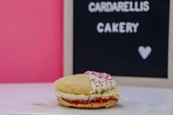 White Chocolate & Raspberry Viennese Whirls